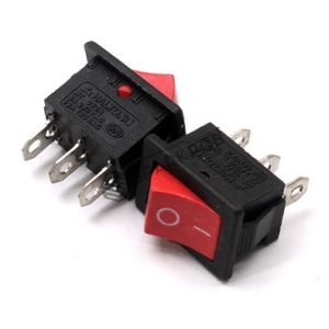 20 mm SPST 2 Pin Mini Rocker Switch